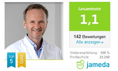 Arztportal Jameda - Bewertungen Dr. Martin Petsch